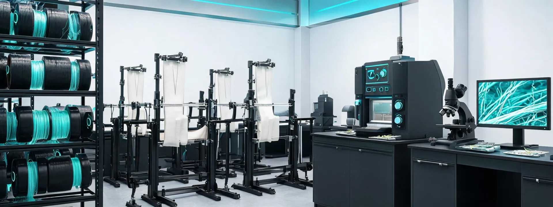 Elastic fiber and stretch fabric engineering laboratory